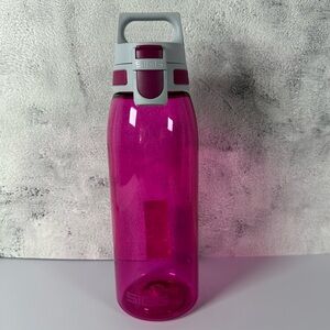 Sigg Tritan Sports Water Bottle 1.0 L BPA Free Lightweight Total Color Berry NEW